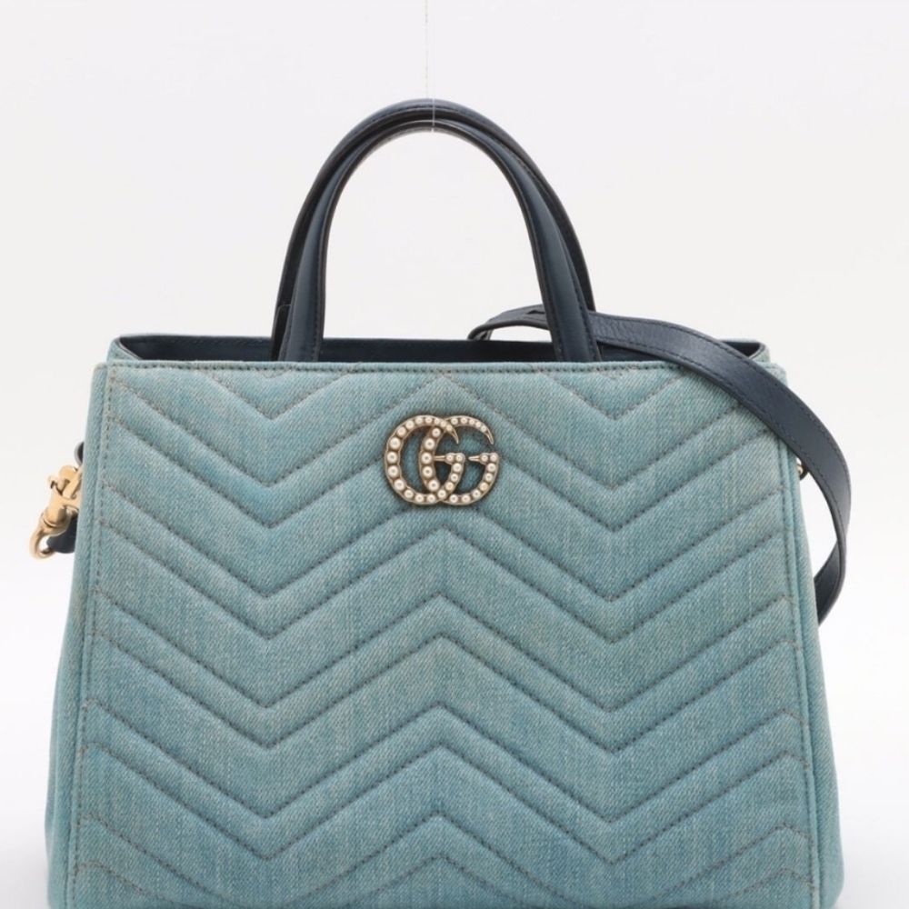 Authentic Gucci GG Marmont 2 Way Handbag